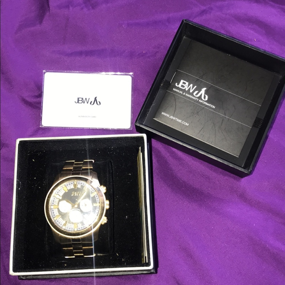 Real JBW watch solid 14k plating worth $1,600